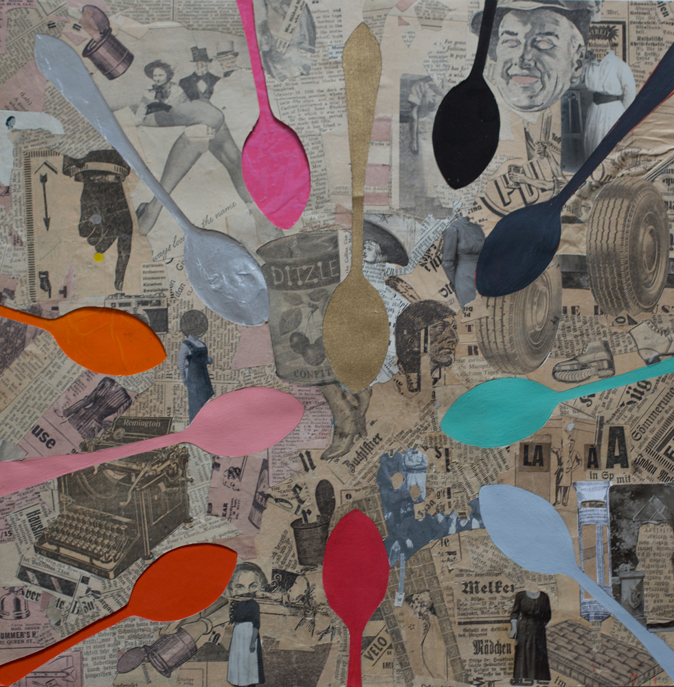 Auf der Suche, 2015, 42x42 cm