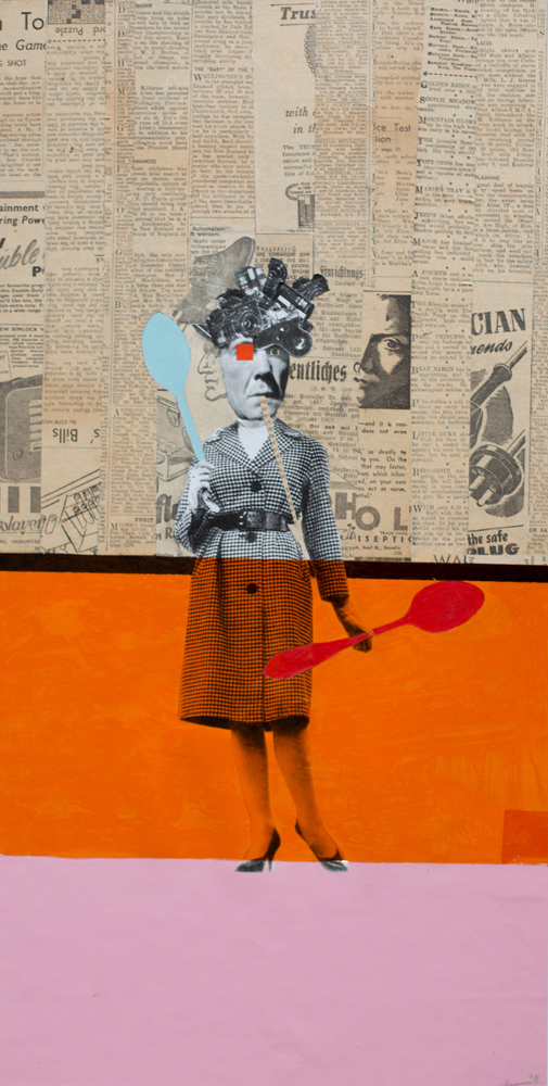 Die Beobachtung, 2015, 30x59 cm