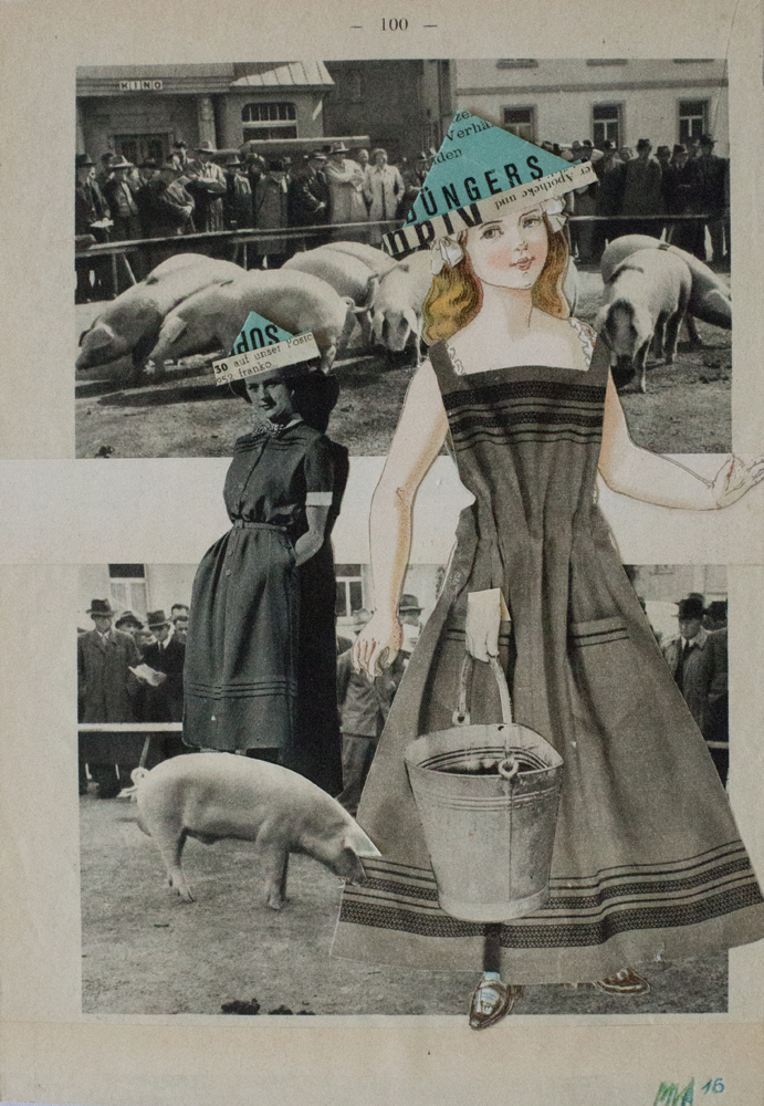 Frühstück im Garten, 2016, 15x21,5 cm (verkauft)