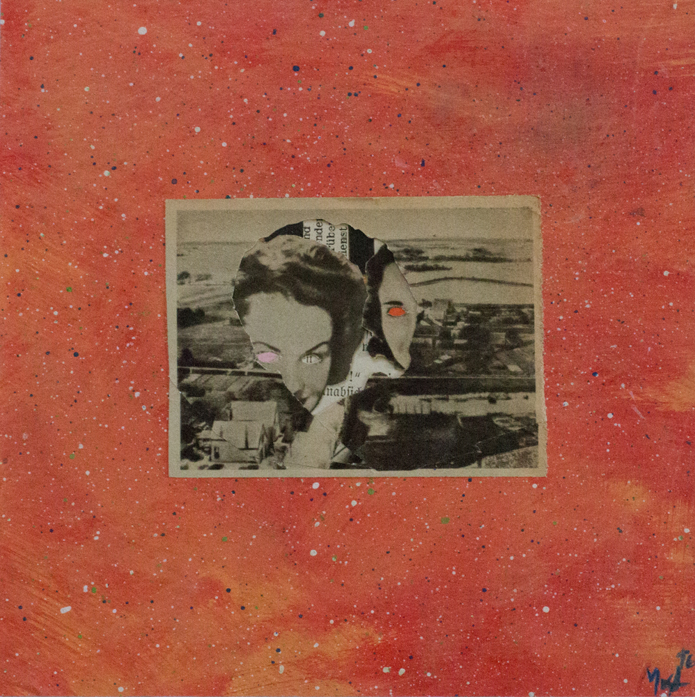 Hinter dem Bild, 2016, 17,5x17,5 cm