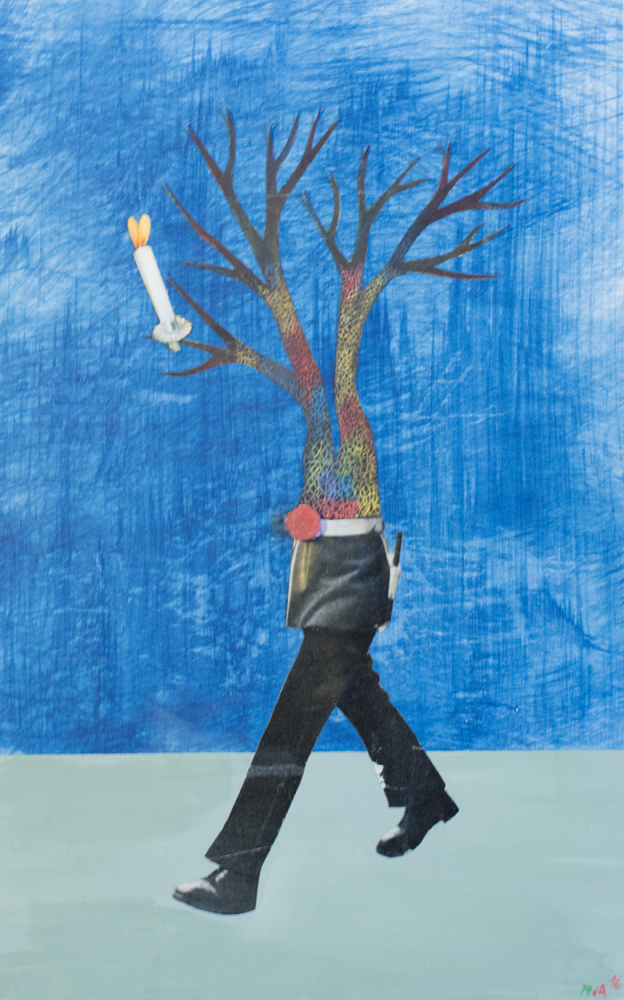 Schreiten durch Hell und Dunkel, 2016, 24x37 cm (verkauft)