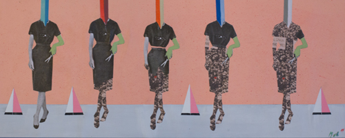 Die grüne Hand, 41x17 cm 2014 (verkauft) Thumb