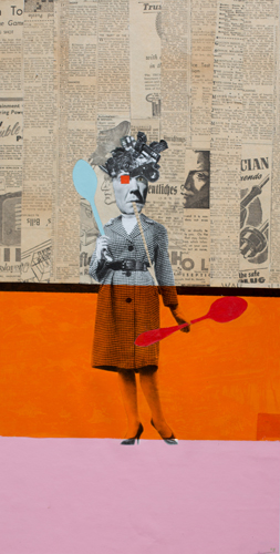 Die Beobachtung, 2015, 30x59 cm Thumb