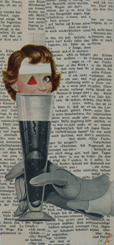 Auch die Frau trinkt Bier, 2016, 10x21,5 cm Thumb